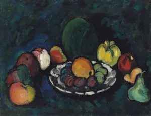 Neo Primitivism Prints: Still life with fruit, 1910