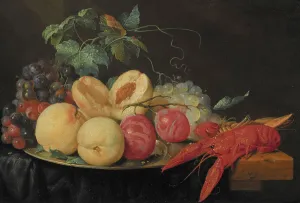 Still Life with Fruit and Boiled Crayfish. Creator: Joris van Son