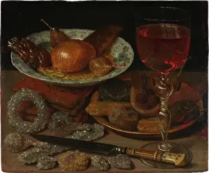 Czech Prints: Still Life with Fruit and Sweetmeats, 1635-1637. Creator: Georg Flegel