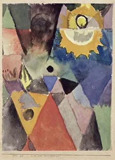 Still life with gas lamp, 1915