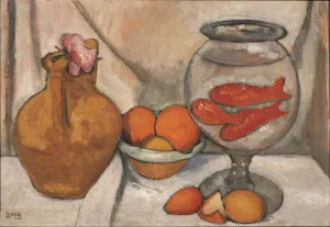 Aquarium Prints: Still Life with Goldfish Bowl, 1906
