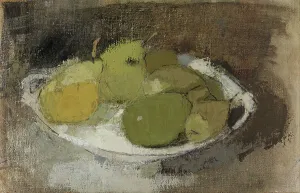 Antell Collections Prints: Still Life in Green, c1930. Creator: Helene Schjerfbeck