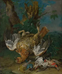 Hamilton Prints: Still Life with a Grouse, 1720-1730. Creator: Johann Georg de Hamilton