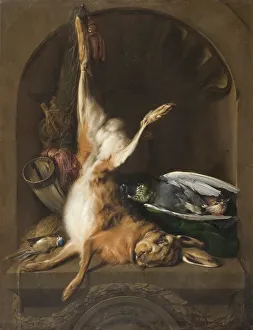 Pronkstilleven Prints: Still Life with a Hare, late 17th-early 18th century. Creator: Jan Weenix
