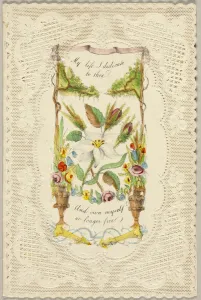 My Life I Dedicate to Thee (Valentine), c. 1840. Creator: George Meek