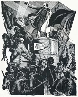 Arm Movement Gallery: The Life of Lenin, 1936. Artist: Pyotr Nikolayevich Staronossov