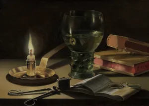 Candlelight Prints: Still Life with Lighted Candle, c1620-1660. Creator: Pieter Claesz