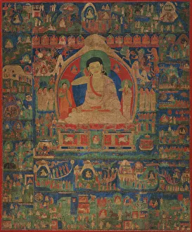 The Life of Milarepa (1040-1123) (image 1 of 4), c1500. Creator: Anon