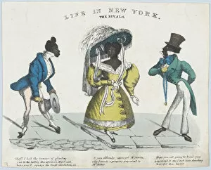 Life in New York, The Rivals, 1824-39. Creator: Charles Ingrey