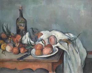 Still Life with Onions, 1896-1898. Artist: Cezanne, Paul (1839-1906)