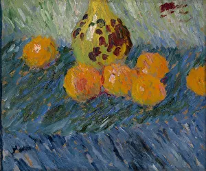 Still Life with Oranges. Artist: Javlensky, Alexei, von (1864-1941)