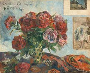 Gauguin Gallery: Still Life with Peonies, 1884. Creator: Paul Gauguin