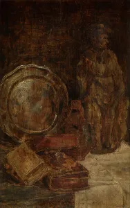 Pewter Prints: Still Life with Pewter Dish, 1870. Creator: Willem Linnig II