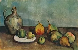 Tabletop Collection: Still life, pitcher and fruit, 1894. Artist: Paul Cezanne