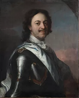 Armor Collection: Life Portrait of Emperor Peter I the Great (1672-1725). Artist: Moor, Carel de (1656-1738)