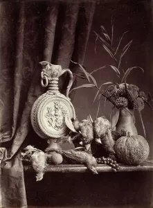 Ornamental Prints: Still Life, Printed 1870 circa. Creator: Anon