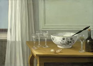 Still Life with a Punch Bowl. Artist: Schillmark, Nils (1745-1804)