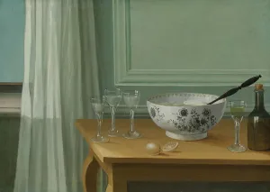 Spoon Prints: Still Life with a Punch Bowl, c1795-1797. Creator: Nils Schillmark