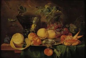 Oranges Prints: Still Life with a Roemer, 1652. Creator: Jan Davidsz de Heem