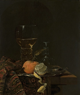 Lemon Prints: Still Life with a Roemer. Creator: Willem Kalf