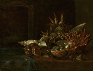Textured Prints: Still Life with Shells, c1640-1690. Creator: Willem Kalf