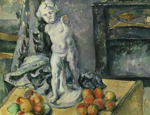 Still Life with Statuette, 1890s. Creator: Paul Cezanne