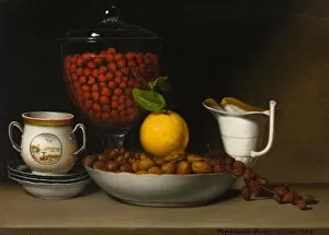 Strawberries Gallery: Still Life - Strawberries, Nuts, &c. 1822. Creator: Raphaelle Peale