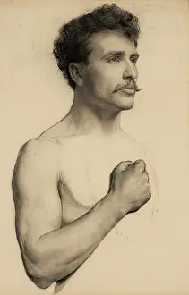 Semi Naked Prints: Life Study, c1890s. Creator: Robert Brough