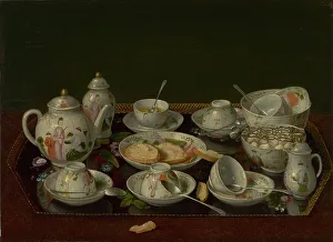 Kitchenware Prints: Still Life: Tea Set, about 1781-1783. Creator: Jean-Etienne Liotard