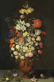 Pronkstilleven Prints: Still Life with a Vase of Flowers, 1620. Creator: Ambrosius Bosschaert the Elder