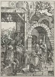 Early 16th Century Gallery: Life of the Virgin: Adoration of the Magi, 1504-1505. Creator: Albrecht Dürer (German