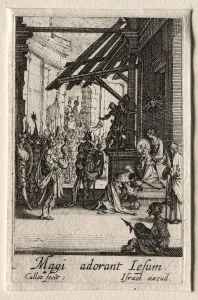 1592 1635 Prints: The Life of the Virgin: The Adoration of the Magi