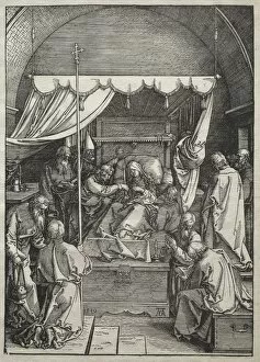 Early 16th Century Gallery: Life of the Virgin: The Death of the Virgin, 1504-1505. Creator: Albrecht Dürer (German)