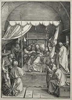 Early 16th Century Prints: Life of the Virgin: The Death of the Virgin