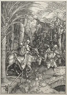 Early 16th Century Prints: Life of the Virgin: Flight into Egypt