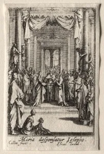 1592 1635 Prints: The Life of the Virgin: The Marriage of the Virgin