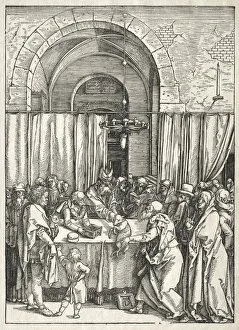 Early 16th Century Prints: Life of the Virgin: Rejection of Joachims Sacrifice