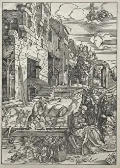 Early 16th Century Prints: Life of the Virgin: The Rest in Egypt