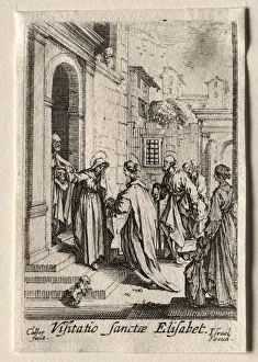 1592 1635 Prints: The Life of the Virgin: The Visitation. Creator: Jacques Callot (French, 1592-1635)