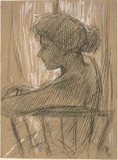 Frederick Childs Hassam Prints: Against the Light, 1907. Creator: Frederick Childe Hassam