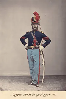 Willard Prints: Light Artillery, Sergeant, 1866. Creator: Oliver H. Willard
