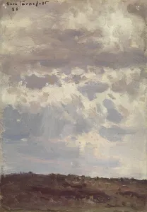 Heavens Prints: Light Filtering through Clouds, 1886. Creator: Eero Jarnefelt
