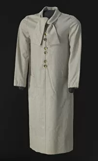 Dresses Gallery: Light grey wool dress designed by Arthur McGee, mid 20th-late 20th century