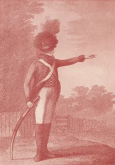 Bunbury Collection: Light Horseman (1791), 1791 (1909). Artist: Francois David Soiron