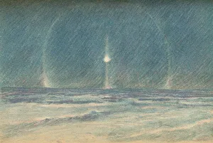 Light Phenomena in the Polar Night, 22nd November 1893, (1897). Artist: Fridtjof Nansen Light Phenomena in the Polar Night, 22nd November 1893, (1897). Artist: Fridtjof Nansen
