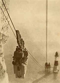Golding Prints: The Lighthouse Builders, c1930. Creator: J. Weston & Son
