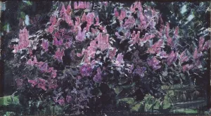 Vrubel Prints: Lilacs. Artist: Vrubel, Mikhail Alexandrovich (1856-1910)