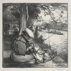 Lile de Grenelle, 1898. Creator: Auguste Louis Lepere (French, 1849-1918)