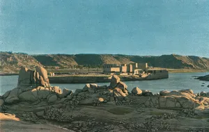 Reservoir Prints: L'ile de Philae; Le Nord-Est Africain, 1914. Creator: Jules Gervais-Courtellemont