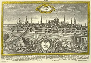 Lille Prints: Lille, c1740. Creator: Johann Georg Ringlin